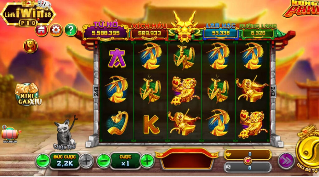 Giới thiệu sảnh game slots Iwin Kungfu Panda