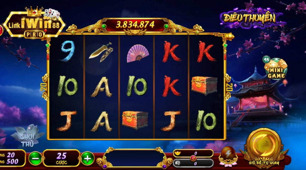 Sảnh game slots Iwin Điêu Thuyền