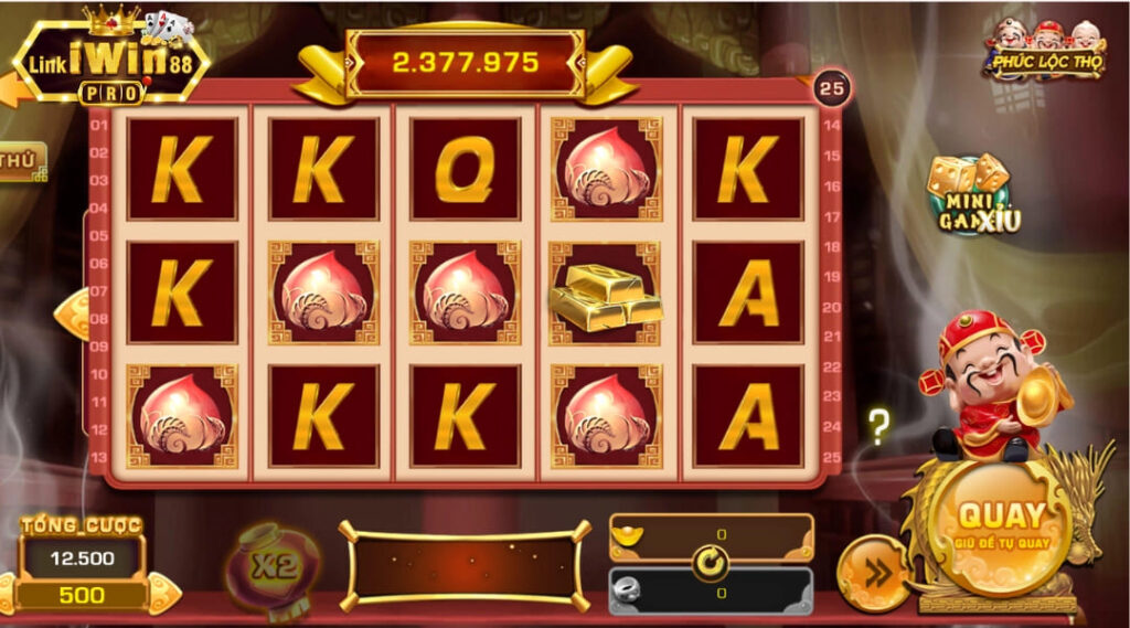 Sảnh game slots Iwin Phúc Lộc Thọ