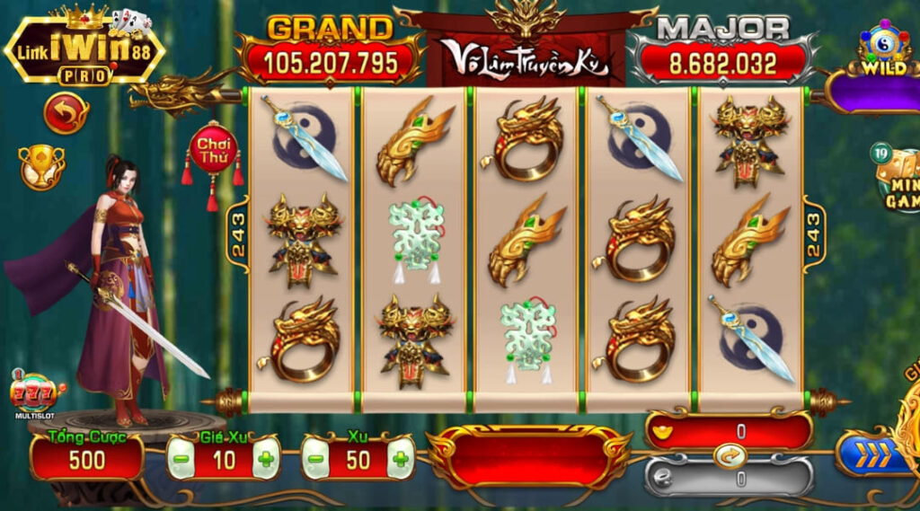 Slot game Võ Lâm Truyền Kỳ tại cổng cược  Iwin