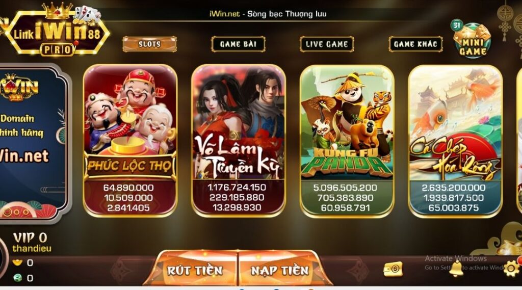 Chơi thử trên iWin giúp game thủ tiết kiệm chi phí vốn