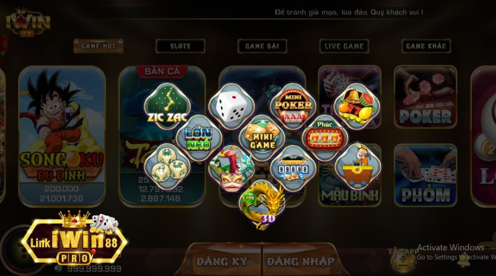 Đồ họa cực chất trên app cổng game cho điện thoại iPhone